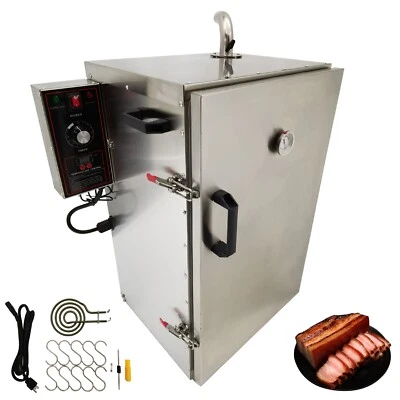 Comercial 110V 5 Estantes Eléctrico Horno de Humo Parrilla Salchichas Barbacoa Carne Ahumador 1KW Foto 1 de 4