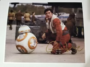 Star Wars Signed 8x10 Photo RP - Free ShipN!! Poe - Picture 1 of 1