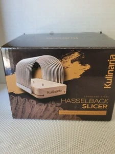 Nuovo con scatola! Hasselback Set Preparazione Affettatrice per Patate -Kulinaria - Rende il taglio un gioco da ragazzi - Foto 1 di 7