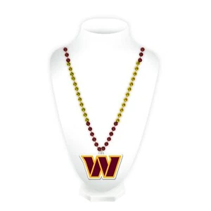 Rico Industries NFL Washington Commanders Beads W/Medallion Bead with Medalli... - Picture 1 of 1