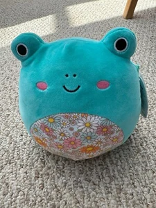Squishmallow 9" Robert the Frog with Floral Belly PLUSH NEW - Picture 1 of 4