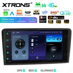 XTRONS Android 14 Autoradio 4G DTS DSP 8+256G GPS Navi Für Audi A3 8P 8P1 S3 RS3 - Bild 1 von 20