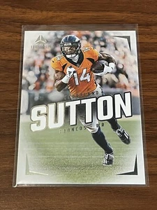 2024 Luminance Football Courtland Sutton #19 Vertical Base Denver Broncos - Picture 1 of 2
