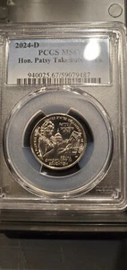 Superb! 2024-D PCGS MS67 Hon Patsy Takemoto Mink Women's Quarter - Picture 1 of 2