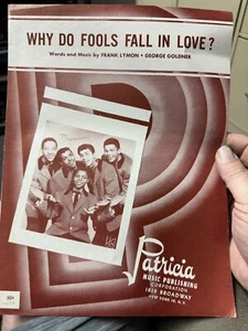 Partituras L 1956 Doo Wop Frankie Lymon Why Do Fools Fall In Love - Imagen 1 de 1