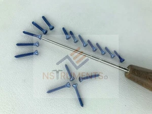 3.5mm Cortex Screws, Self Taping, Titanium Screws (180 pcs) Titanium grade 5 - Picture 1 of 9