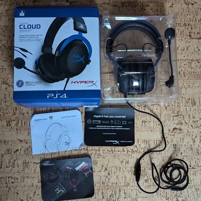 HYPERX Cloud PS4, Over-ear Gaming Headset Schwarz/Blau Felix  - Bild 1 von 3