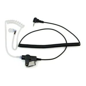 E2 2.5mm Police Listen Only Acoustic Tube Earpiece Coiled for Radio Speaker Mic - Picture 1 of 1