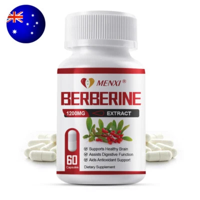 Berberine Supplement - High Absorption Blood Sugar Support Heart Health Support - Image 1 of 4