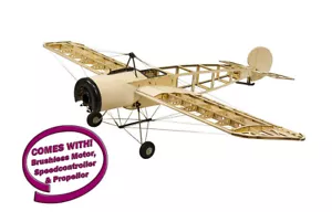 Fokker E3 1.2M Wingspan Balsa Aircraft Kit (Includes 920kv Motor, ESC & Prop) DW - Picture 1 of 22