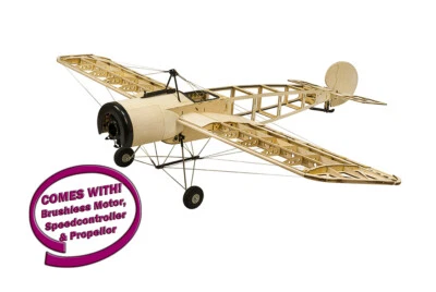 Fokker E3 1.2M Wingspan Balsa Aircraft Kit (Includes 920kv Motor, ESC & Prop) DW - Image 1 of 4