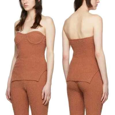 Helmut Lang Knit Strapless Bustier Tube Camisole - XS - NWT - Image 1 of 4