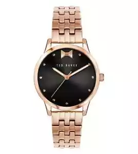 Ted Baker Fitzrovia Bow Women's Stainless Steel Rose Gold Mesh Band BKPFZS121 - Picture 1 of 2