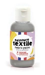 Malerei Textil Silber 50ML - Bild 1 von 2
