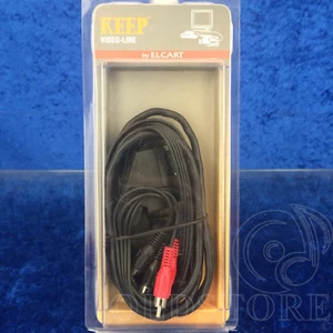 ►ELCART 45/07299-00 KEEP VIDEO LINE◄ CAVO CABLE SCART 1,5 mt + 4 RCA AUD. PLUG - Bild 1 von 10