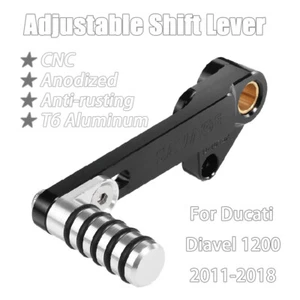 CNC Left Gear Shift Lever Peg Shift Adjustable For Ducati Diavel 1200 2011-2018 - Bild 1 von 8