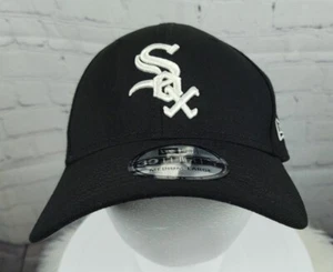 White Sox MLB Team Classic Black New Era 39Thirty Men's Fitted Hat, Sz. M/L - Picture 1 of 8