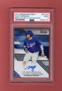 ALEX VERDUGO 2017 BOWMAN'S BEST of 17 ON CARD AUTO AUTOGRAPH PROSPECT PSA 9 MINT - Picture 1 of 2