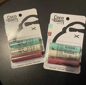 Sun Bum Coco Balm Lip Balm 3pk - Lot of 2 Ocean Mint, Groove Cherry, Pina Colada - Picture 1 of 4
