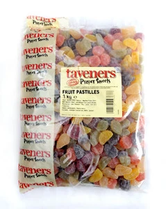 Taveners Fruit Pastilles 3kg - Traditional Pick n Mix Sweets - Picture 1 of 2