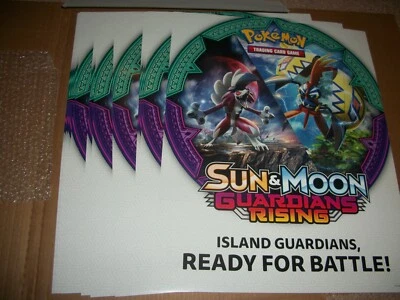 Lot of 22 Pokemon TCG Trading Card Game Sun Moon Guardians Rising Promo Poster - Image 1 of 3