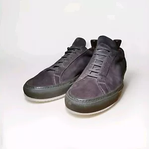 Common Projects Original Achilles niedrige graue Wildleder-Schnürschuhe. UK 9 - Bild 1 von 17