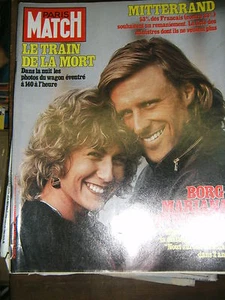 Paris Match N° 1715 9 avril 1982 Borg Chantal Goya Fanny Cottençon Mitterrand - Picture 1 of 1