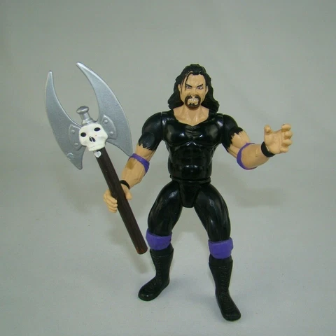 Vintage WWF S.T.O.M.P Series 1 The Undertaker 6" figure, 1997 Jakks Pacific WWE Cover