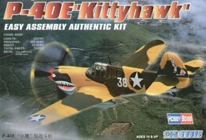 HobbyBOSS 1/72 80250 P-40E "KITTYHAWK" Fighter model kit - Picture 1 of 5