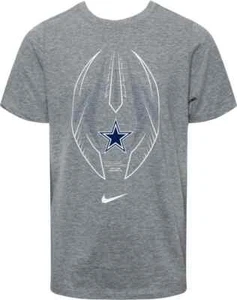 Dallas Cowboys NFL Nike Icon Youth Grey T-Shirt Boys MEDIUM - Picture 1 of 7