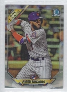 AMED ROSARIO 2018 Bowman Chrome ROOKIE OF THE YEAR FAVORITES REF RC Mets - Picture 1 of 1