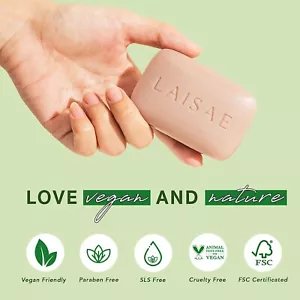 LAISAE Tea Tree Soap for Face Vegan Moisturizer Hydrating & Acne Scar Wash wi... - Picture 1 of 7