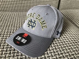 NWT Under Armour NCAA Notre Dame Fighting Irish Hat Cap Size S/M - Picture 1 of 4
