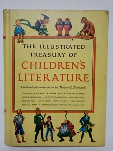 Vtg. 1955 The Illustrated Treasury of Children's Literature Hardcover Book - Imagen 1 de 9