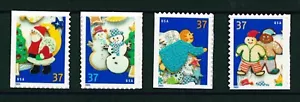 US Scott # 3953 -3956 Set of Singles From Double-Sided Convertible Pane    - Picture 1 of 1