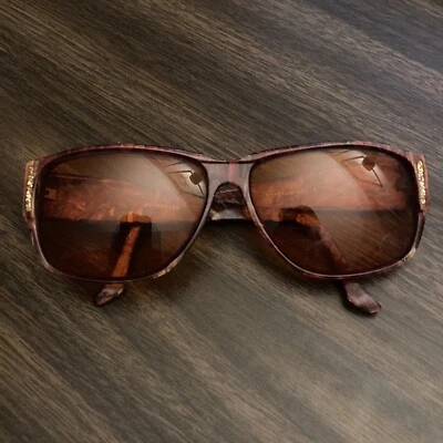 De colección 1980 Sovereign Sparkle Col 2 Anteojos Remolino Completo Monturas Tortuga Foto 1 de 4