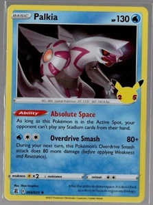 Palkia 4/25 Olografico Raro Celebrazioni Pokémon TCG Near Mint - Foto 1 di 1