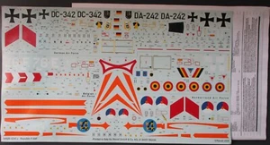 Revell 1/48th Scale Republic F-84F - Decals from Kit No. 04526 - Picture 1 of 1