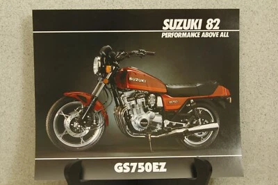 FOLLETO MOTO SUZUKI 1982 GS750EZ Foto 1 de 2