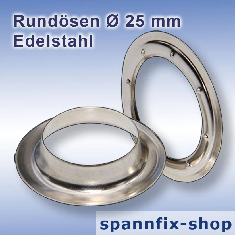 Œillets Ø 25 MM Inox Niro Œillet Ppoinçons à Battre Poinçon Lochungsunterlage - Photo 1/1