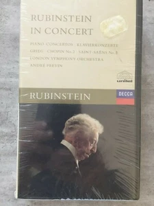 ARTHUR RUBINSTEIN: In Concert -Grieg/Chopin/Saint-Saens (UK VHS Video Decca/OVP) - Foto 1 di 2