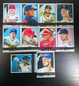 2020 Topps Chrome Gallery Preview Complete Set 10 Trout Tatis Judge Alvarez Soto - Picture 1 of 2