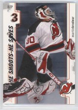 2002 ITG Be A Player Between the Pipes He Shoots-He Saves Points Martin Brodeur