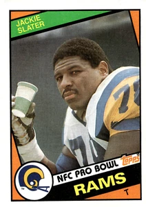 1984 Topps - #286 Jackie Slater (RC) Rams - Picture 1 of 2