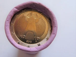 2 Euro-Rolle Deutschland 2010 "Kursmünze" Prägestätte A / 25 Stück - Bild 1 von 2