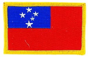 FLAG PATCH PATCHES SAMOA IRON ON COUNTRY EMBROIDERED WORLD SMALL - Bild 1 von 1