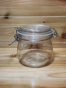 IKEA 1 Pnt Vintage Glas Kanister Vorratsdose abschließbar Drahtriegel Behälter 1cnt19 - Bild 1 von 6