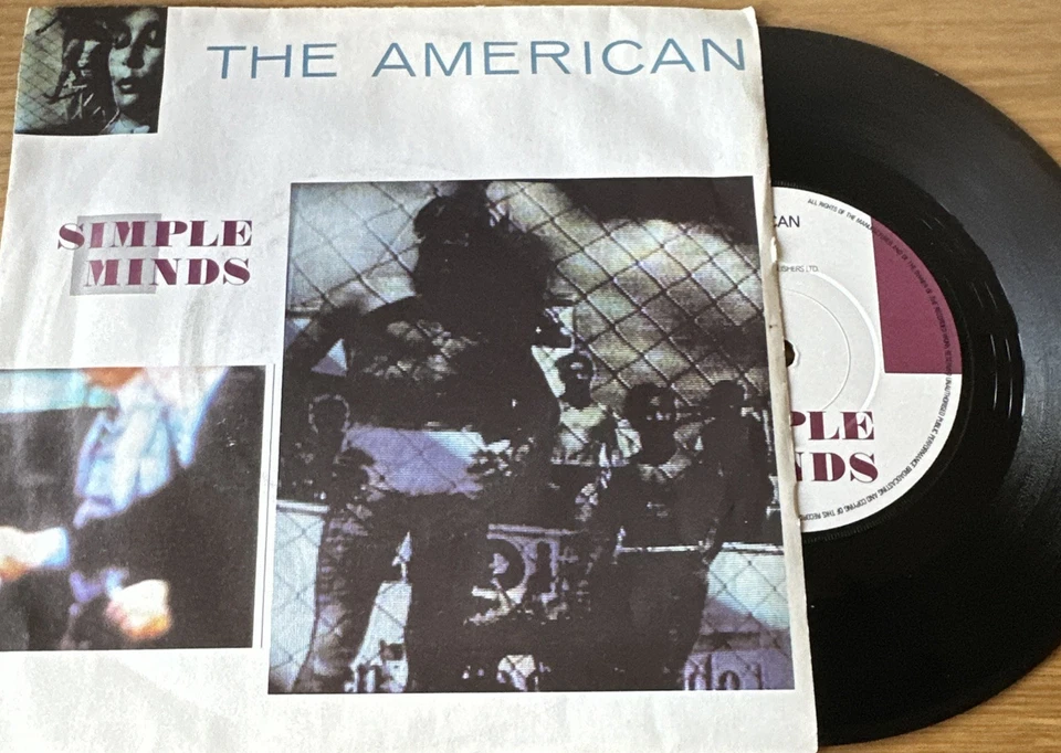 SIMPLE MINDS The American (1981) UK 7" Vinyl  Virgin VS 410  VG+ / EX - Image 1 of 1