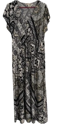 Vestido largo informal para mujer World Unity cuello en V estrella as grande Foto 1 de 4