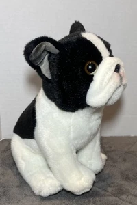 Geoffrey’s Spielzeugkiste Plüsch Boston Terrier Welpe Hund 10 Zoll Stofftier - Bild 1 von 6
